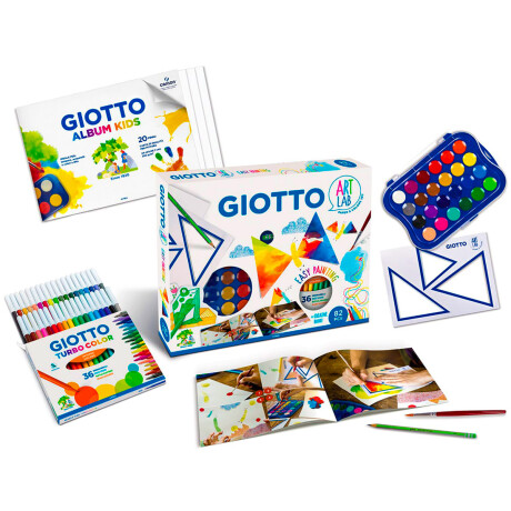 Set Giotto Marcadores + Témperas 82pcs C/ Libro Set Giotto Marcadores + Témperas 82pcs C/ Libro
