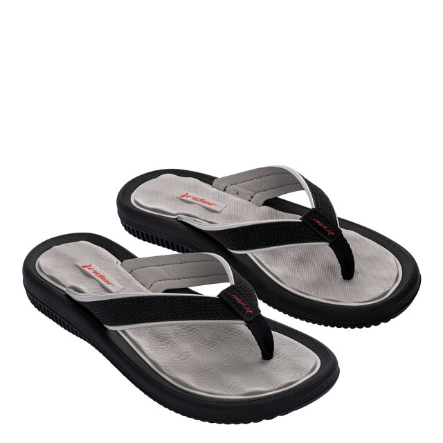Sandalias de Mujer Rider Dunas Thong Negro - Gris