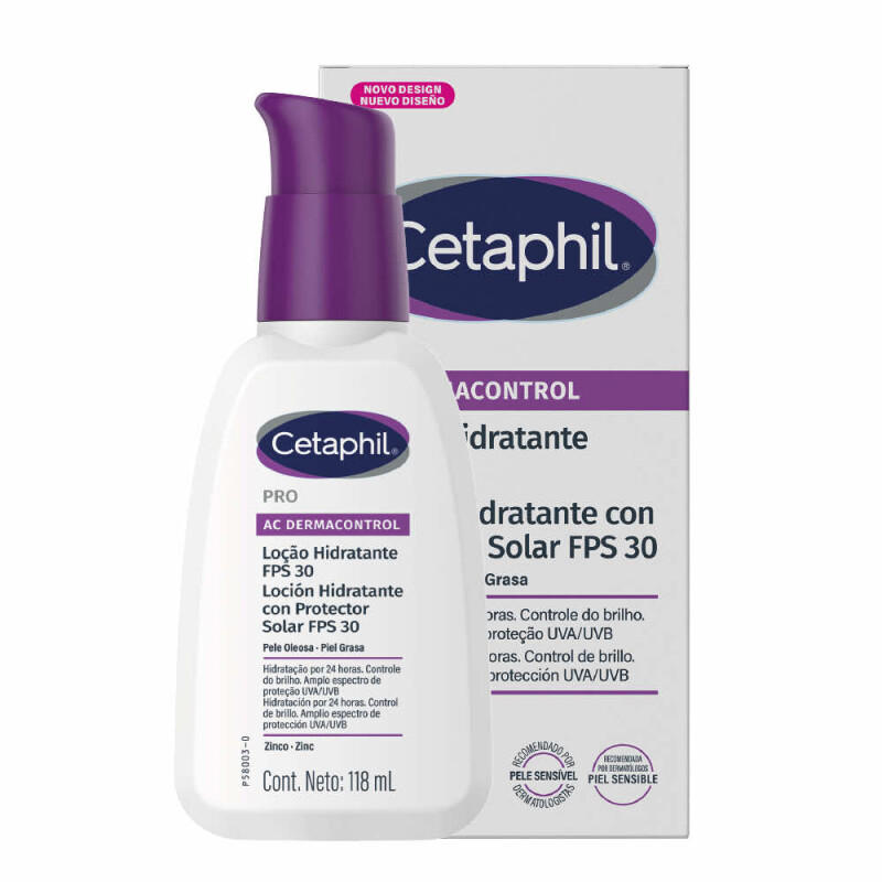 Locion Hidratante Cetaphil Pro Ac Dermacontrol F30 118 Ml. Locion Hidratante Cetaphil Pro Ac Dermacontrol F30 118 Ml.