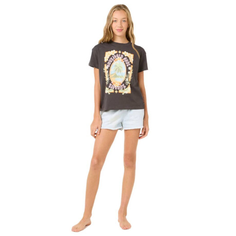 Remera Rip Curl Island Bliss Art Tee Negro
