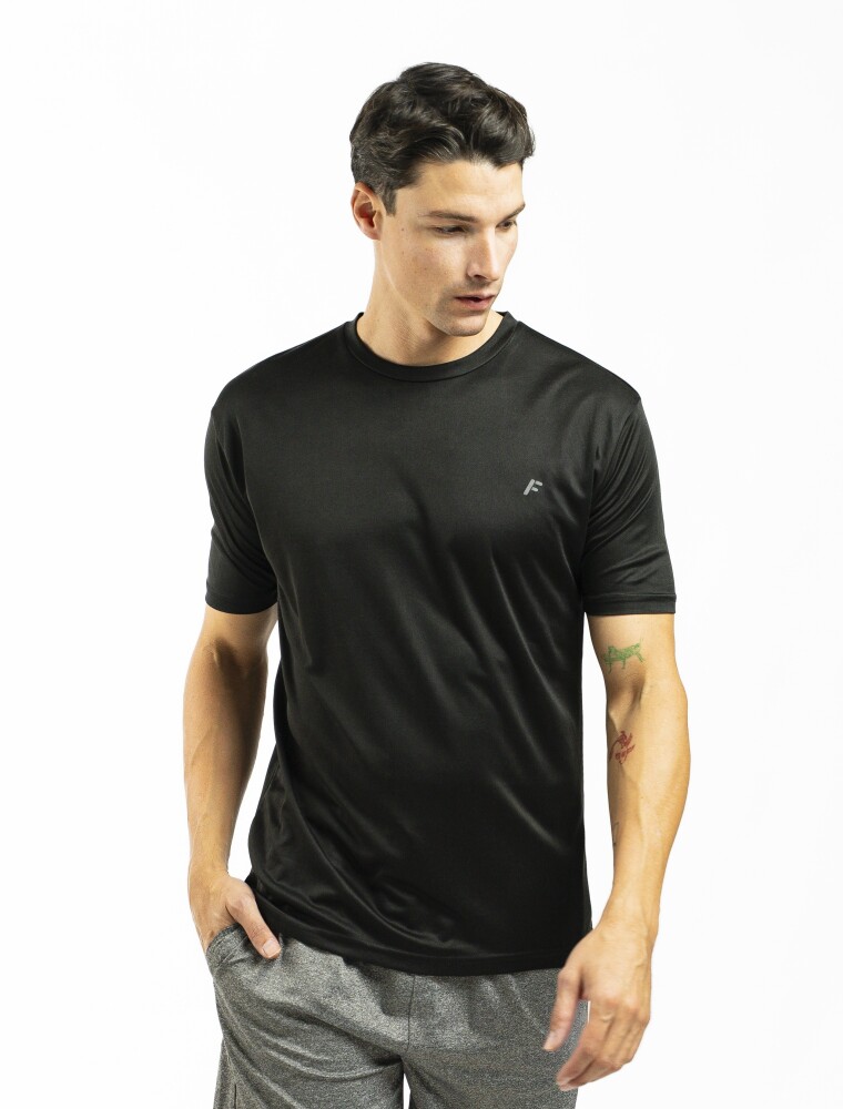 Remera Deportiva Dry Fit Negro