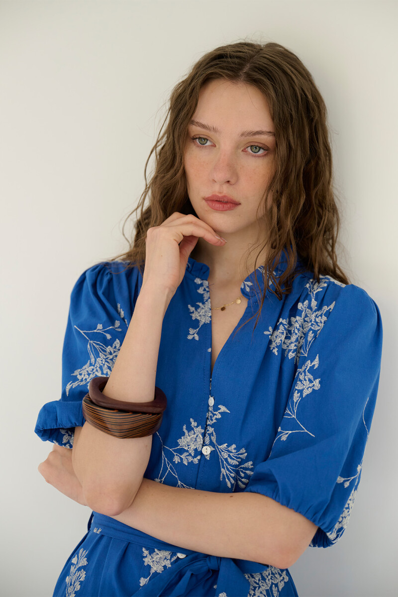 VESTIDO MAYA AZUL