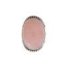 Anillo Oval-Plata 925-Piedra Cuarzo rosa-AN3948 conpiedra