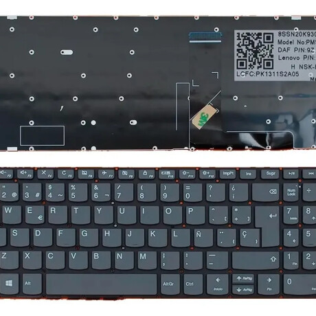 Teclado Lenovo Ideapad 320-15isk Español S/rejilla Teclado Lenovo Ideapad 320-15isk Español S/rejilla