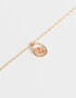Cadena Corta con Dije Con flores Cadena Corta Con Dije Flor - Dorado