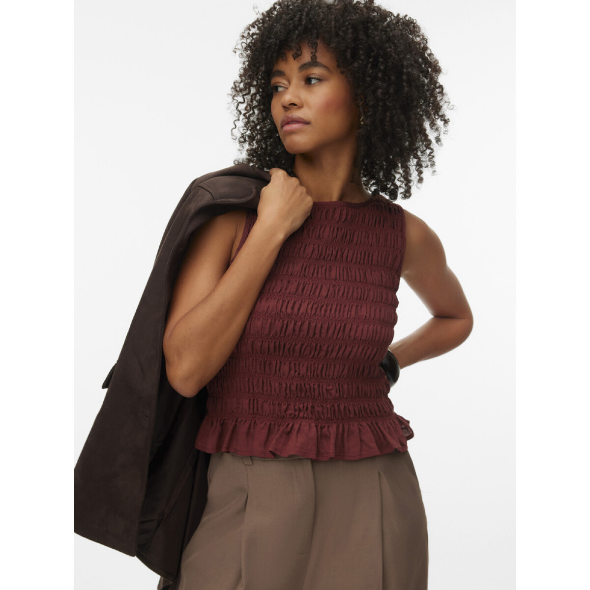 VMNORI SMOCK SL TOP WVN - ANDORRA 