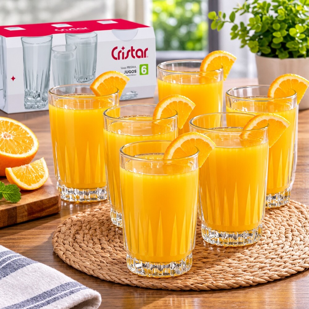 Set vasos Prisma x6 CRISTAR Set vasos Prisma x6 CRISTAR