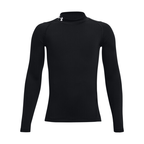 UA HG Armour Mock LS-BLK BLK-001