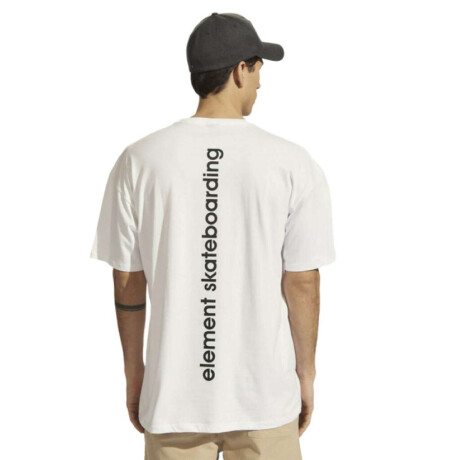 Remera Element Skate Over Blanco