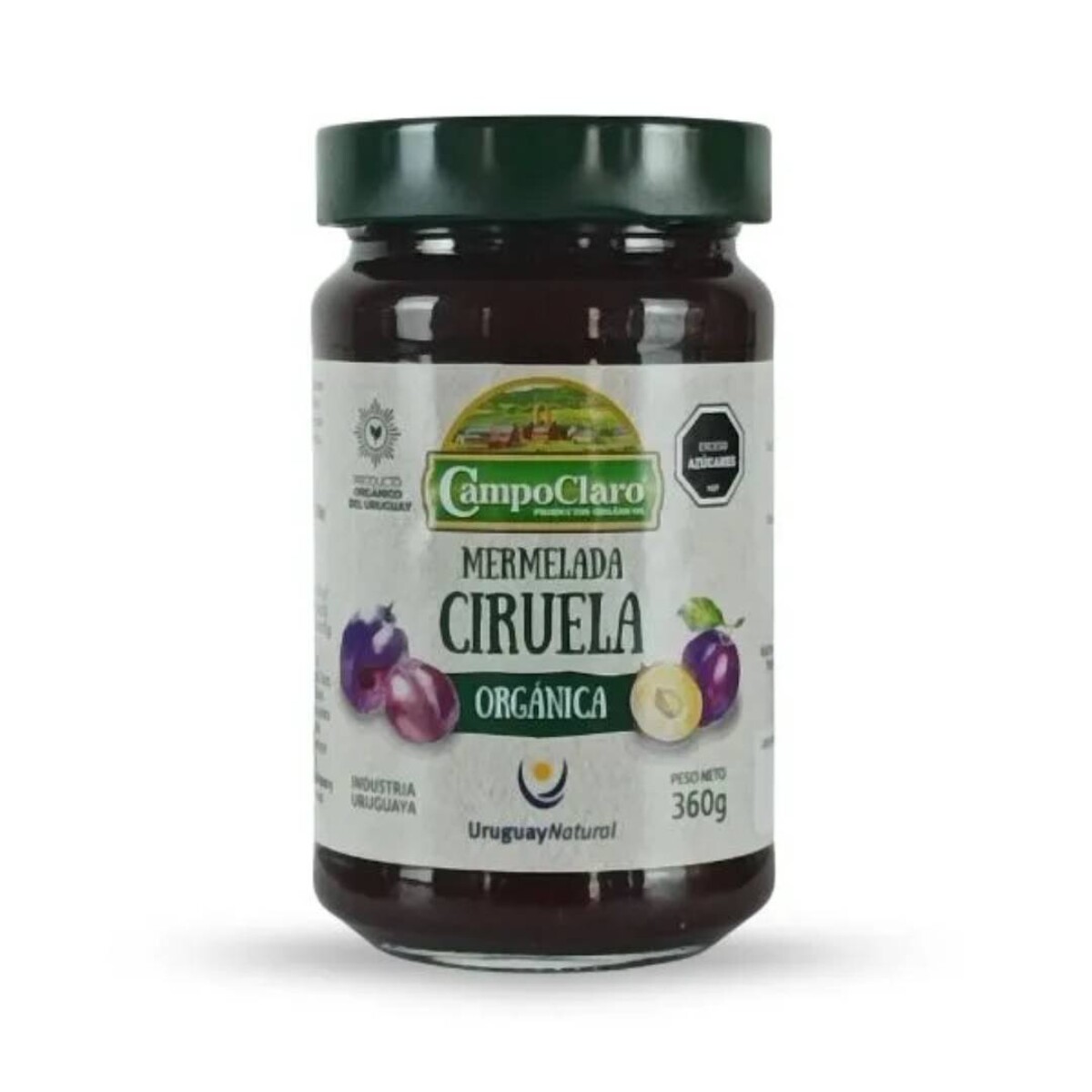 Mermelada Campo Claro 360 Grs - De Ciruela 