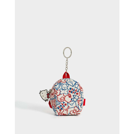 Llavero & Charm Mini Mochila ''hello Kitty'' Combinacion Multicolor