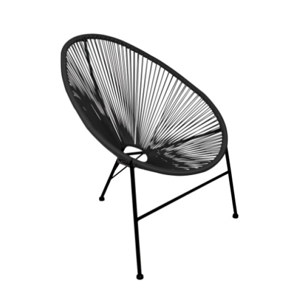 SILLA ACAPULCO NEGRA NEGRO