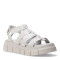 Sandalias de Mujer Bottero de tiras c/velcro Blanco Hueso