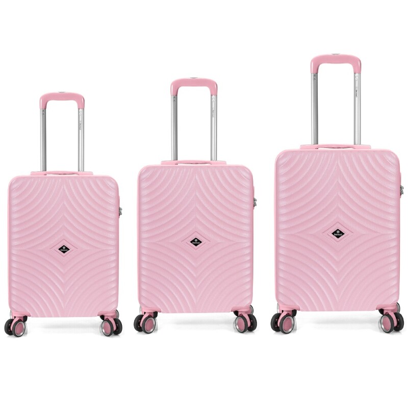 Valija Benzi 4 Ruedas Rosa S TROLLEY INDIVIDUAL ABS 4 RUEDAS BZ5687RS-50