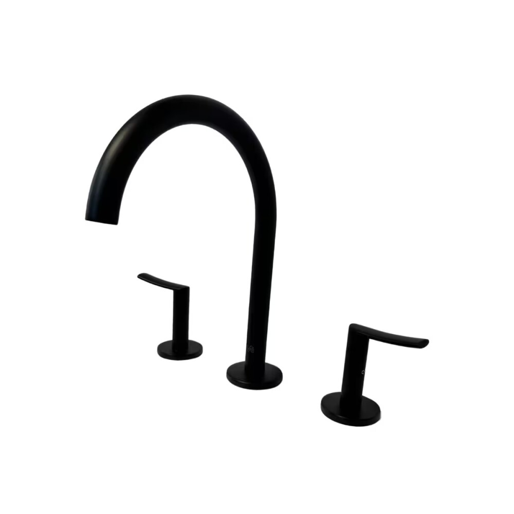 Grifería de lavatorio Bimando de mesada Noar negro mate Grifería De Lavatorio Bimando De Mesada Noar Negro Mate