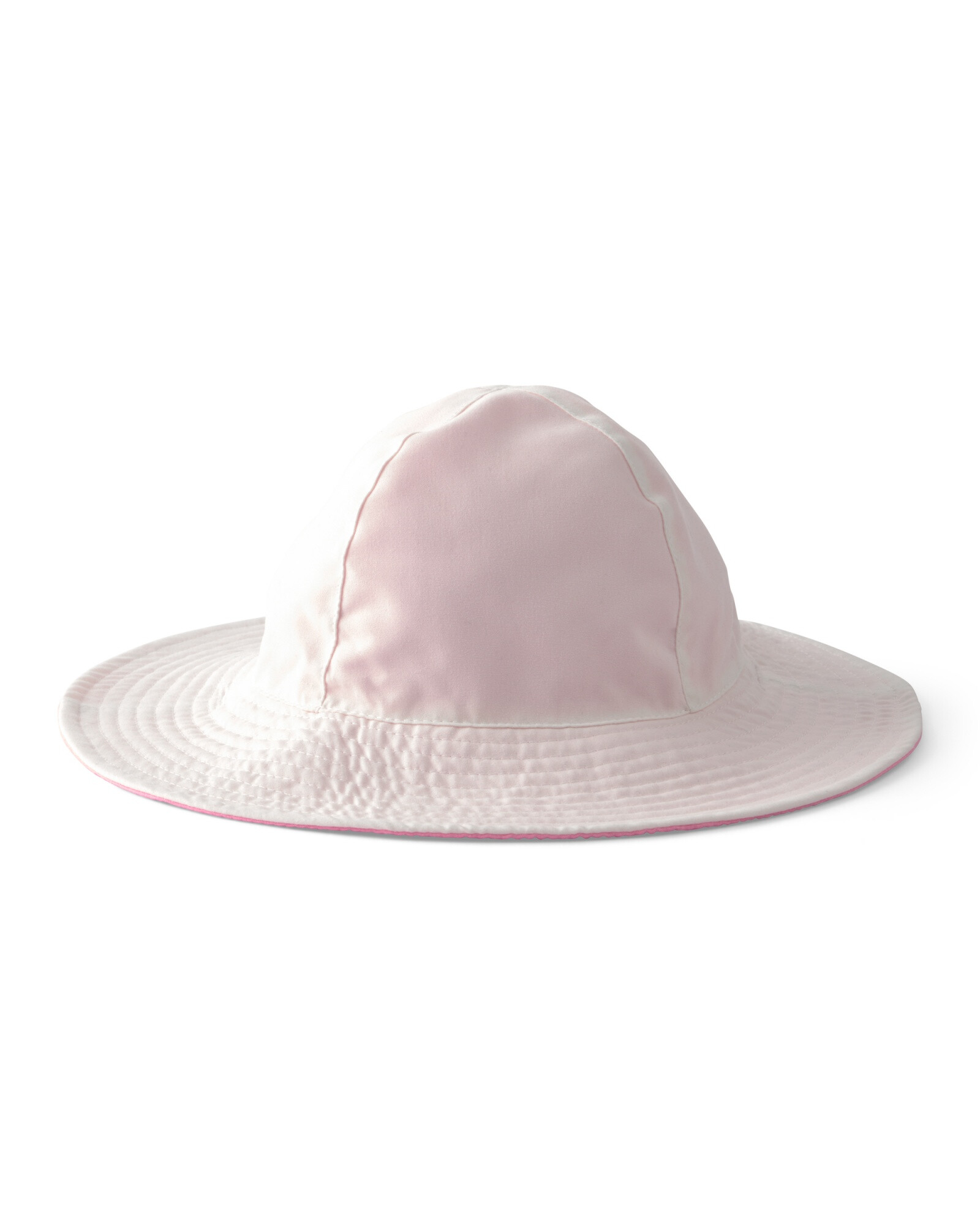 Capelina reversible, rosa y blanco Sin color