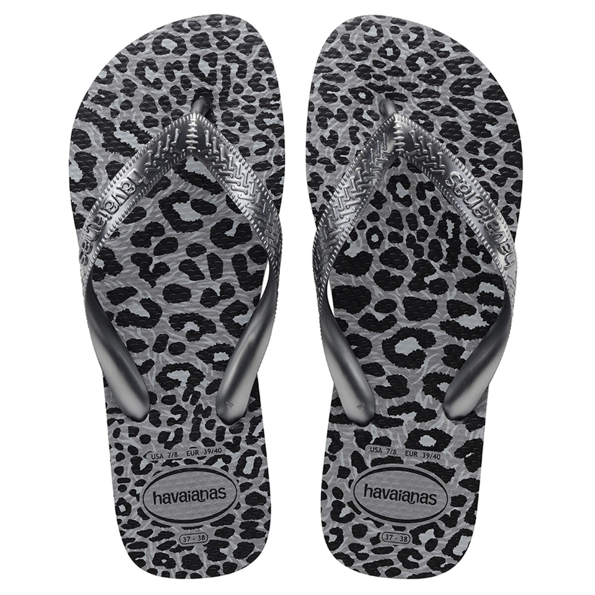 Sandalia de Mujer Havaianas Top Animals Havaianas - Gris - Gris acero 