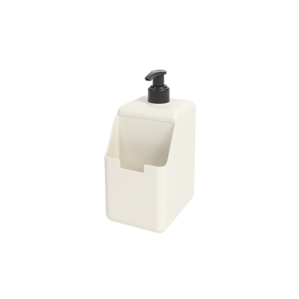 Dispensador de Jabón Líquido Coza Single Gris Claro 500 ml DISPEN. DE JABON PLASTICO SINGLE 500ML LIGHT GRAY