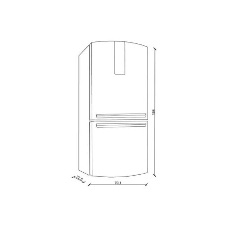 HELADERA WHIRLPOOL CON FREEZER ABAJO FRIO SECO 447 Lts. INOX HELADERA WHIRLPOOL CON FREEZER ABAJO FRIO SECO 447 Lts. INOX