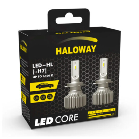LAMPARA - LED H7 HWC 12V 12.5W X2 HALOWAY LAMPARA - LED H7 HWC 12V 12.5W X2 HALOWAY