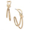 Aro Pe 50Mm Knot C Hoop Pst Gold