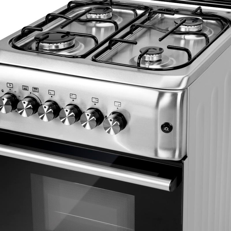 Cocina a supergas 4 hornallas Gris com Grill Smartlife SL-KS5055G Cocina a supergas 4 hornallas Gris com Grill Smartlife SL-KS5055G