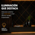 Placa PVC Símil Mármol Utilizables 2,2X1,22 Resistente 3Mm Negro