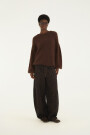 PANTALON DENIM ESTAMPADO Marron
