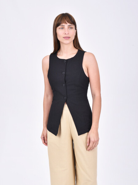 CHALECO SELMA NEGRO