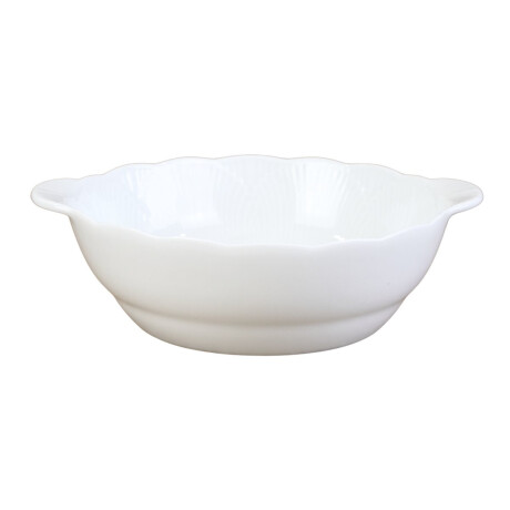 Bowl de ceramica labrado con asas Bowl de ceramica labrado con asas
