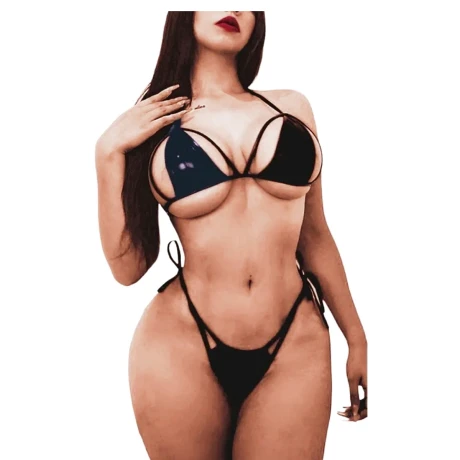 Conjunto Corpiño Y Tanga En Vinilo Conjunto Corpiño Y Tanga En Vinilo