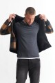 Campera a cuadros BEIGE