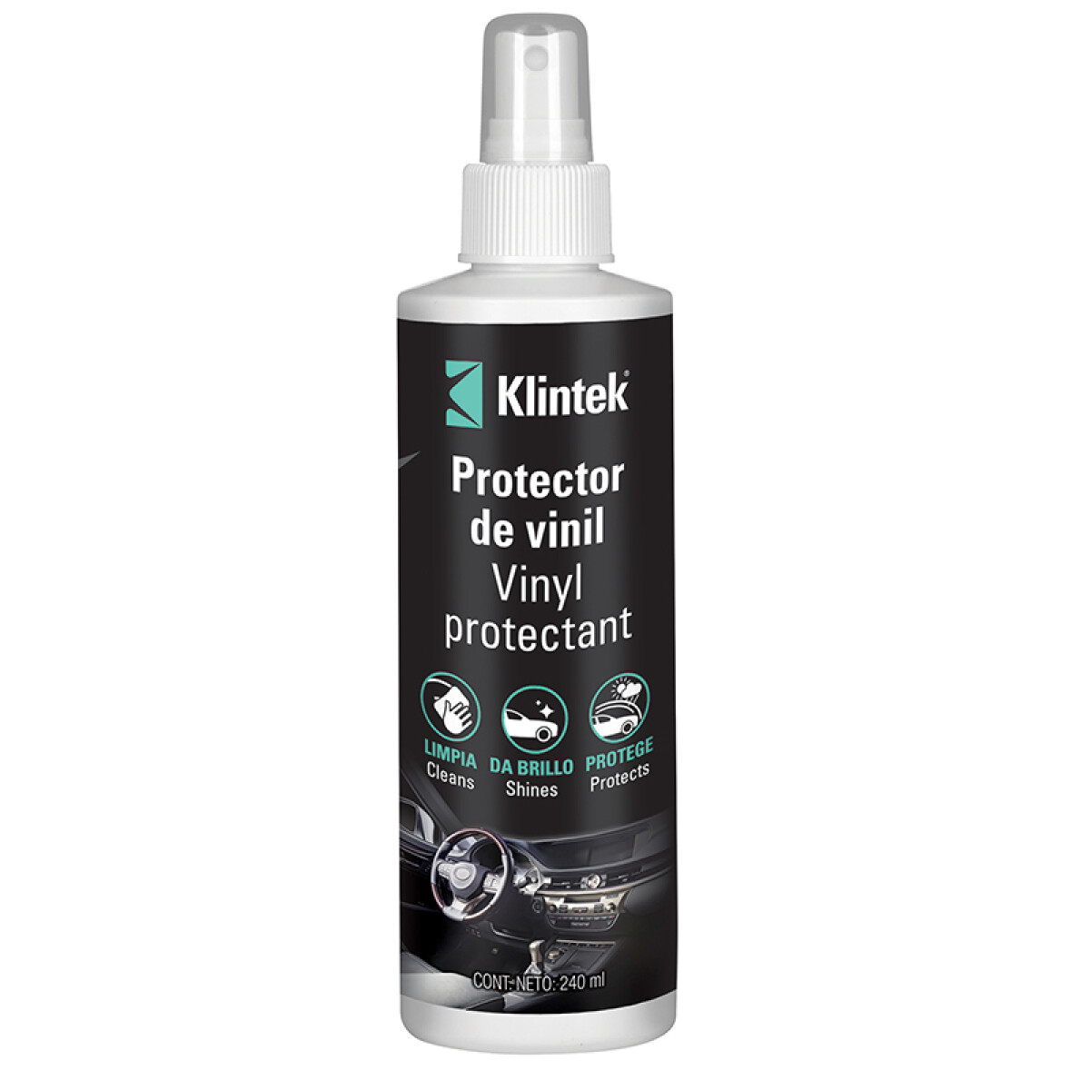 LIMPIADOR PROT P/TABLERO.NEUM.TAPIZ 240ML KLINTEK EA-51 - N/a 