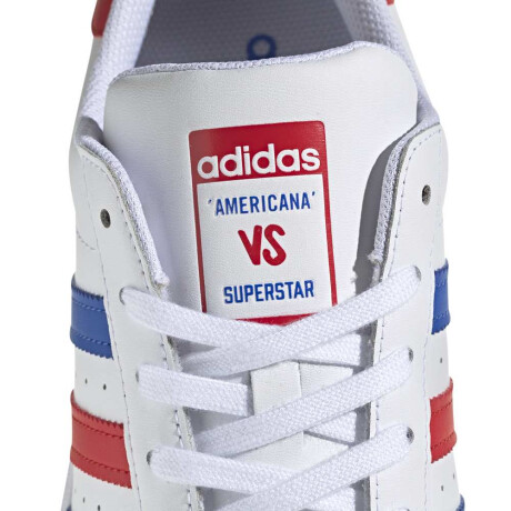 adidas SUPERSTAR White/Blue/Red