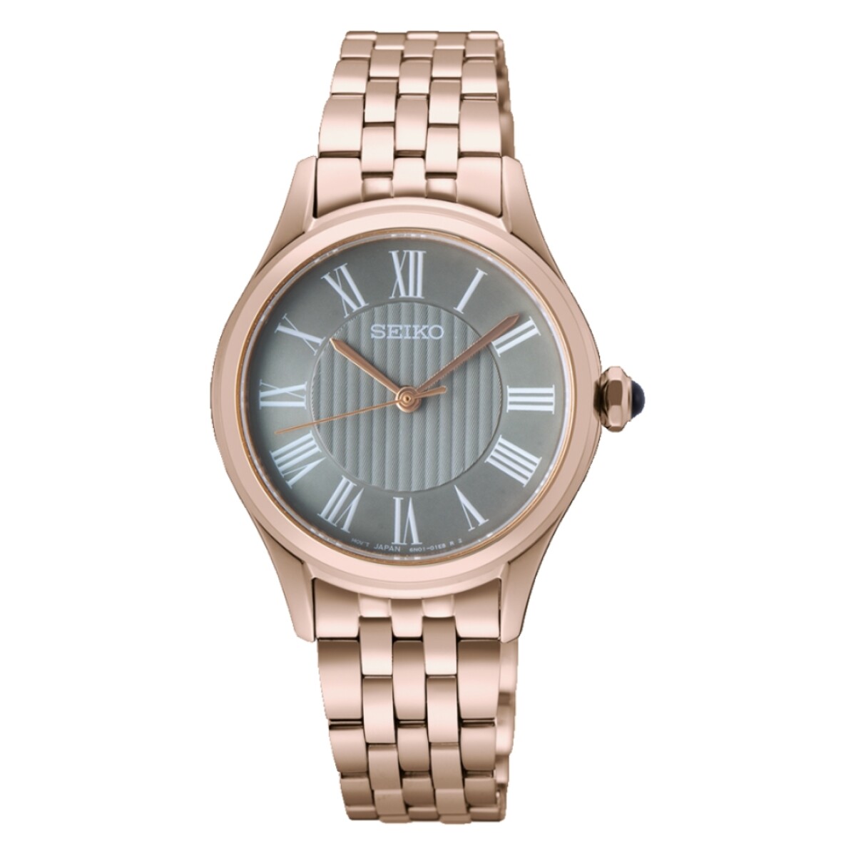 Reloj Seiko Sur614p1 Para Dama Con Correa Color Oro Rosa 