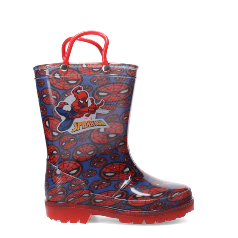 Botas de Niño Spiderman De Lluvia Rojo