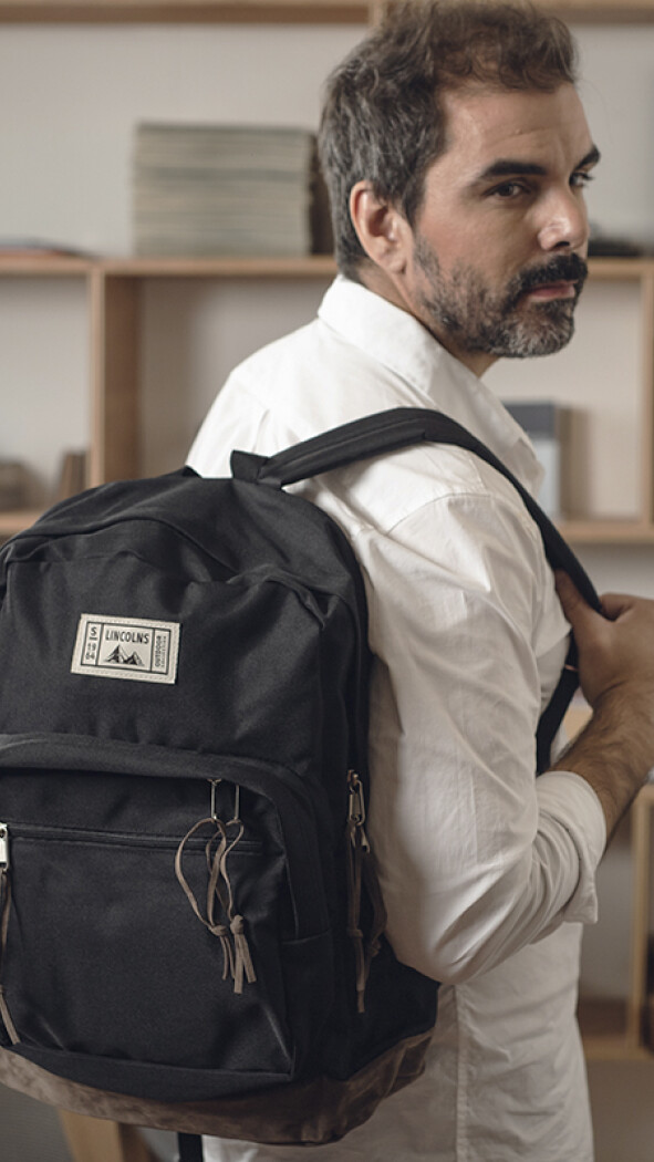 MOCHILA DALLAS TIMES NEGRO