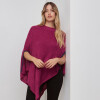 Poncho Ribete FUCSIA