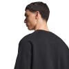 Abrigo Trefoil Essentials French Terry de Hombre Negro