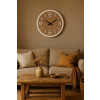 RELOJ DE PARED EN MDF FONDO EN ARPILLERA RELOJ DE PARED EN MDF FONDO EN ARPILLERA