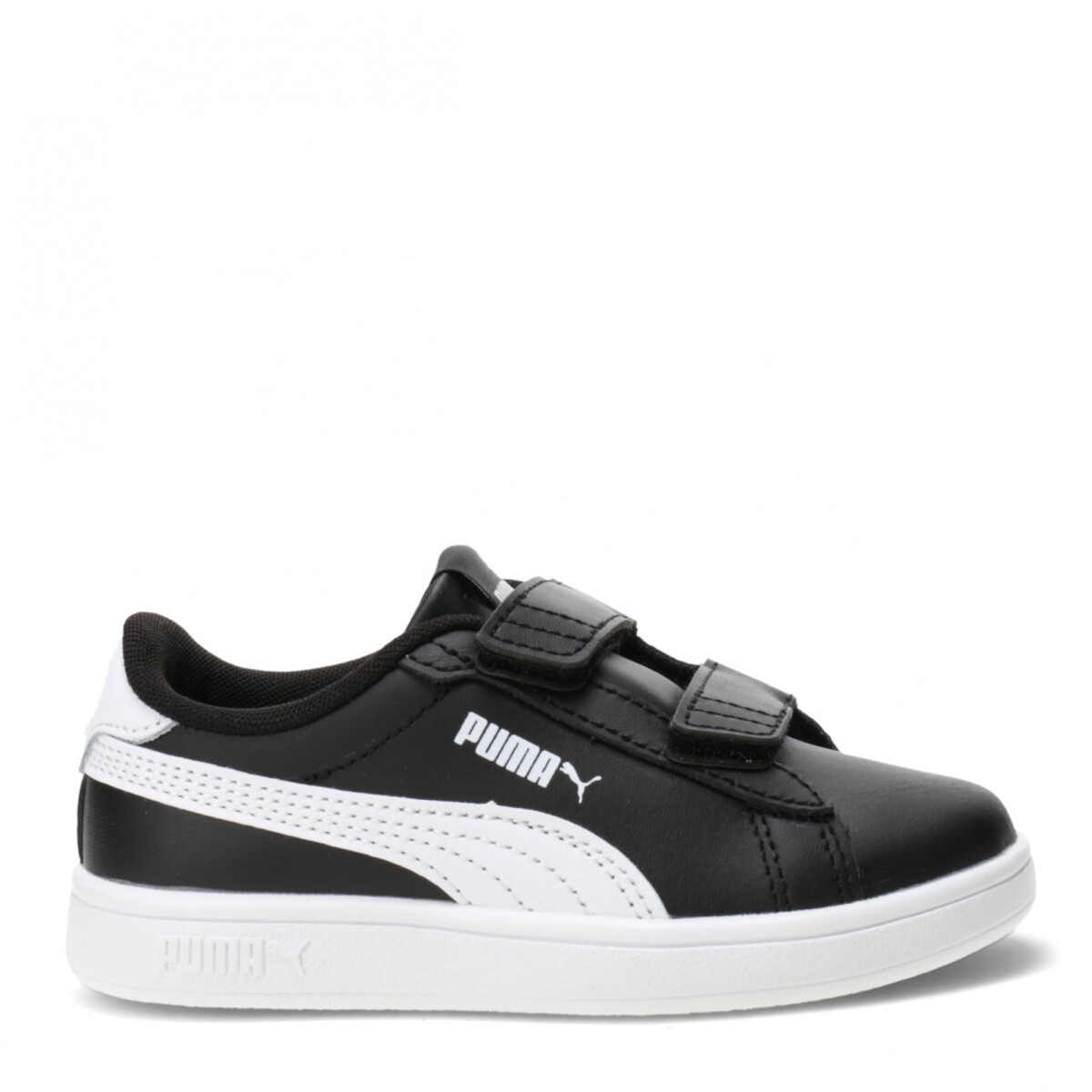 Championes de Niños Puma Smash 3.0 Leather Puma - Negro - Blanco 