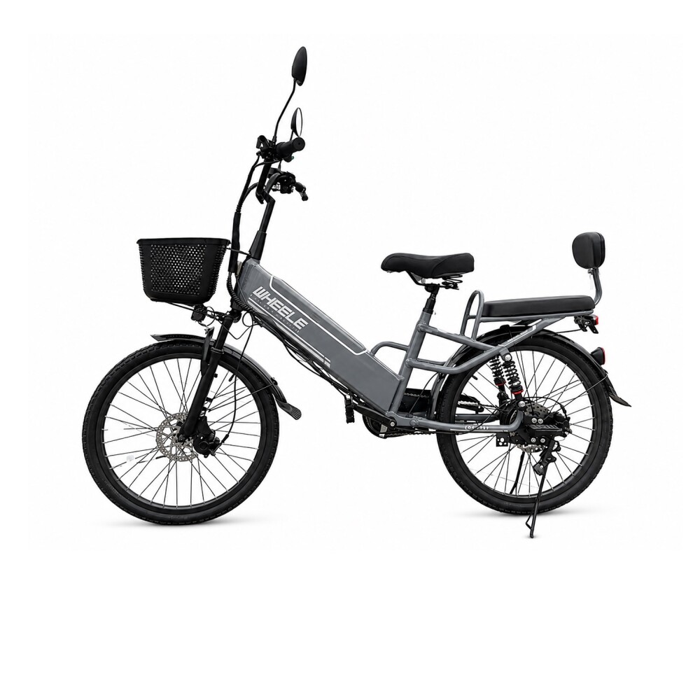 Bicicleta Eléctrica Wheele Country Cargo Gris 24"" WHEELE COUNTRY/CARGO 24"""" GRIS
