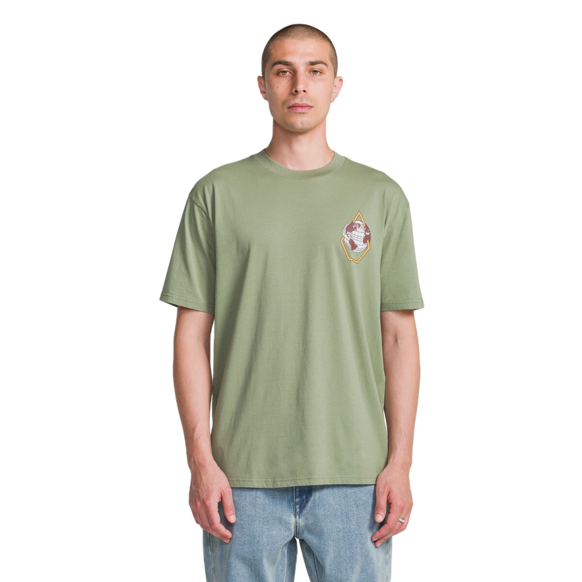 Remera Volcom ABG GLOBULAR SST - Verde 