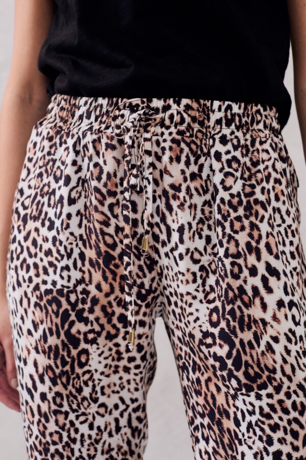 Pantalon Animal Print Multi