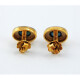 Caravanas Oro 18K Y Zafiro Caravanas Oro 18K Y Zafiro