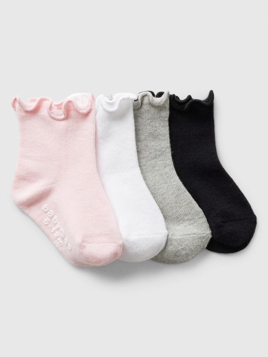 Medias Pack X4 Toddler Niña - Multi 1 