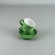 Taza de Te 160ml c/ Plato 14cm Verde Choosing Taza de Te 160ml c/ Plato 14cm Verde Choosing