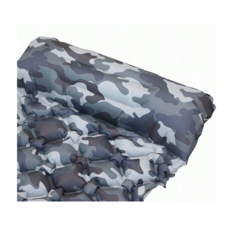 Colchoneta inflable ultra liviana Gris