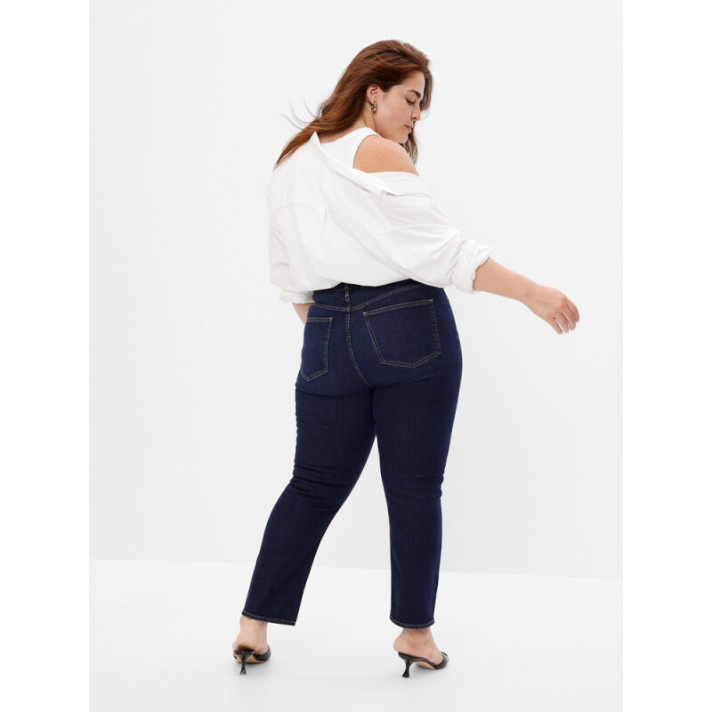 VINTAGE SLIM HR DK LISSON RINSED
