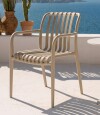 Silla de Exterior Atenas Beige